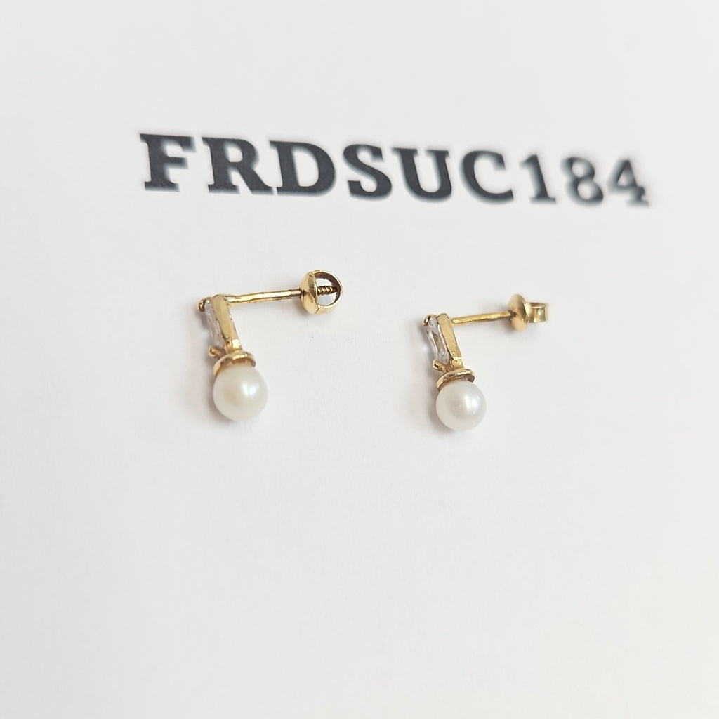 BROQUELES PAR ORO 14 K 0.6 GRMS (SEMINUEVO)