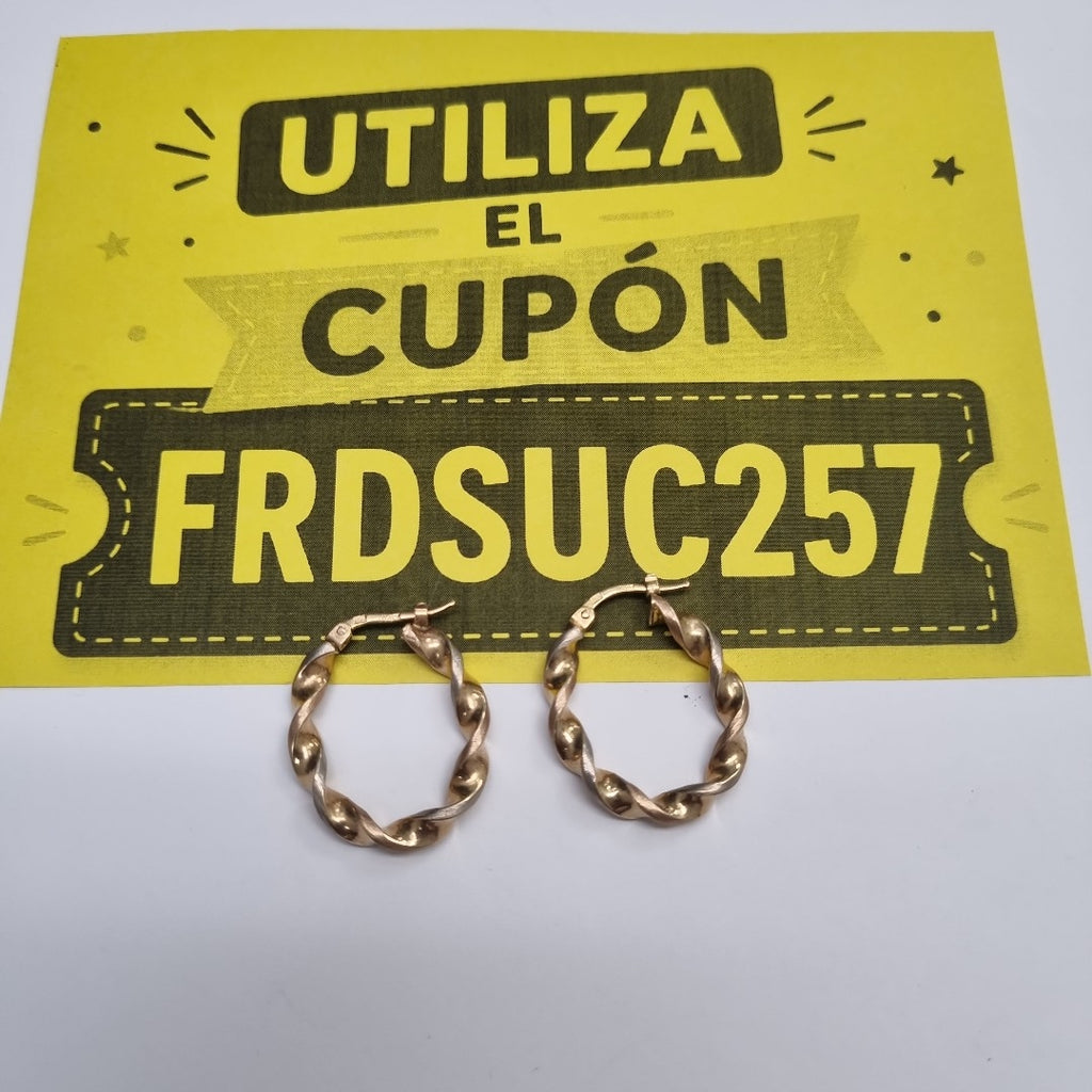 ARRACADAS PAR ORO 10 K 2.3 GRMS (SEMINUEVO)