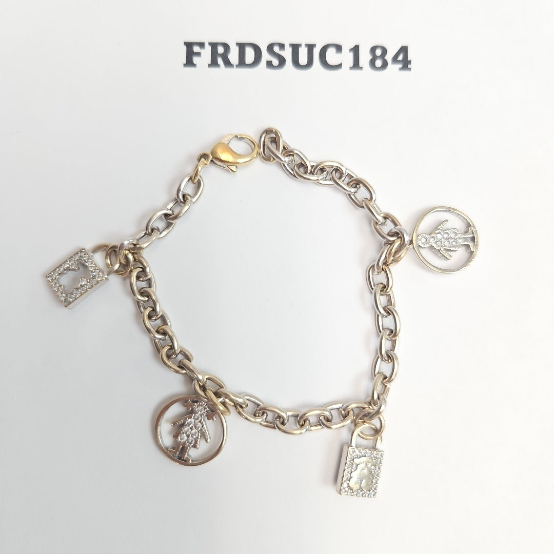 PULSERA ORO BLANCO 14 K 11.7 GRMS (SEMINUEVO)