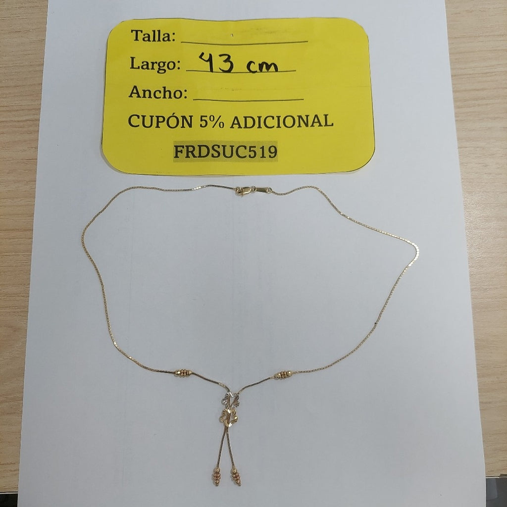 GARGANTILLA ORO 14 K 4.6 GRMS (SEMINUEVO)