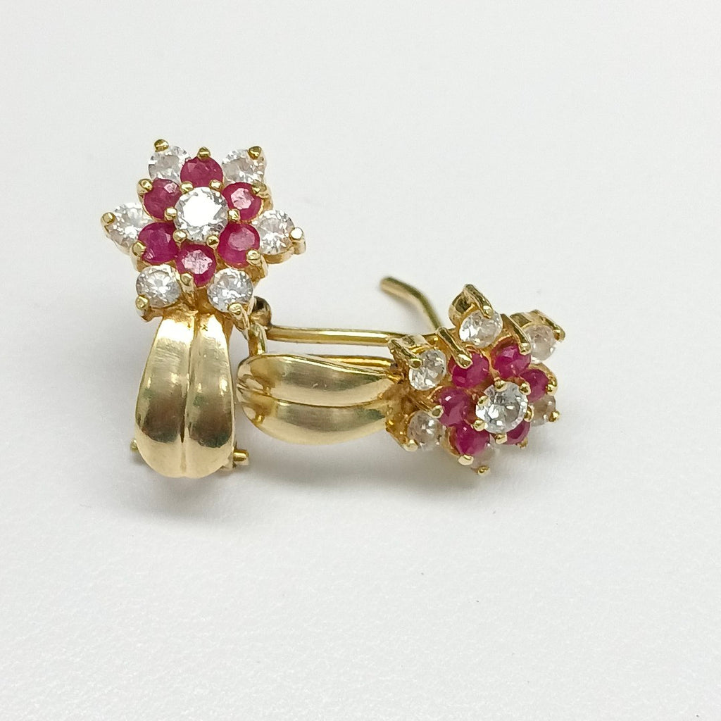 ARETES PAR ORO 14 K 4,60 GRMS (SEMINUEVO)