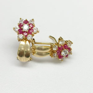 ARETES PAR ORO 14 K 4,60 GRMS (SEMINUEVO)