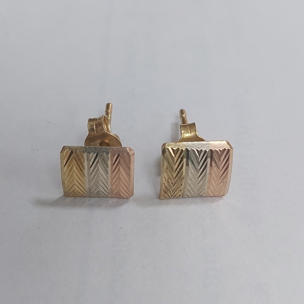 ARRACADAS PAR ORO 14 K 1.4 GRMS (SEMINUEVO)