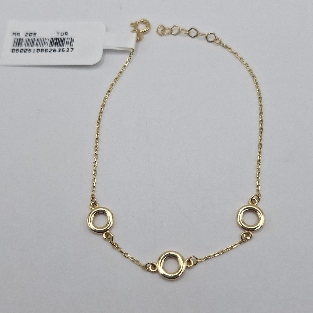 PULSERAS DAMA ORO 14K 1.3 (NUEVO)