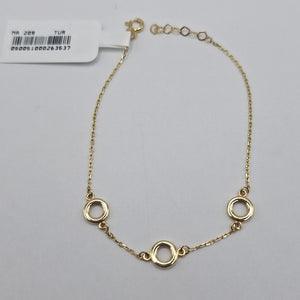 PULSERAS DAMA ORO 14K 1.3 (NUEVO)