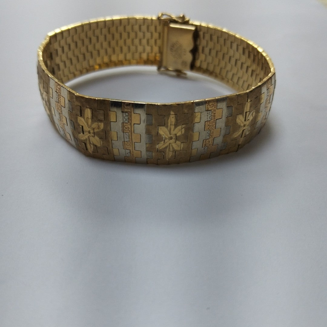 PULSERA ORO, ORO COMBINADO 18 K 46.3 GRMS (SEMINUEVO)