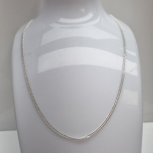 CADENA BARBADA PLATA .925 50 CM 4.12 GR (NUEVO)