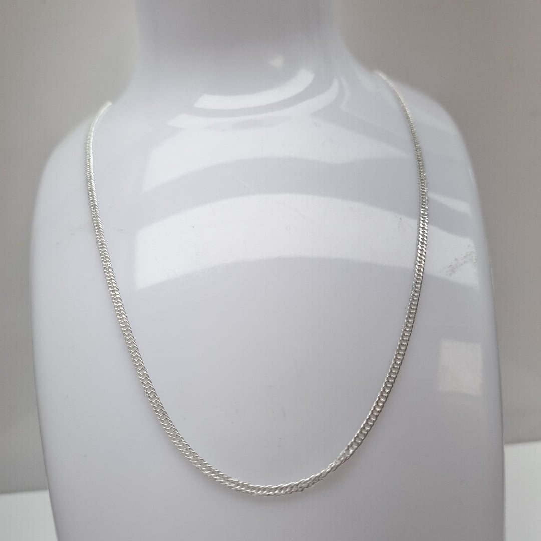CADENA BARBADA PLATA .925 50 CM 4.12 GR (NUEVO)