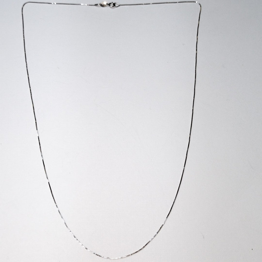 CADENA ORO BLANCO 14 K 0.9 GRMS (SEMINUEVO)