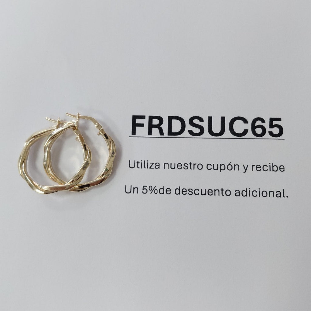 ARRACADAS ORO 14K 2 (NUEVO)