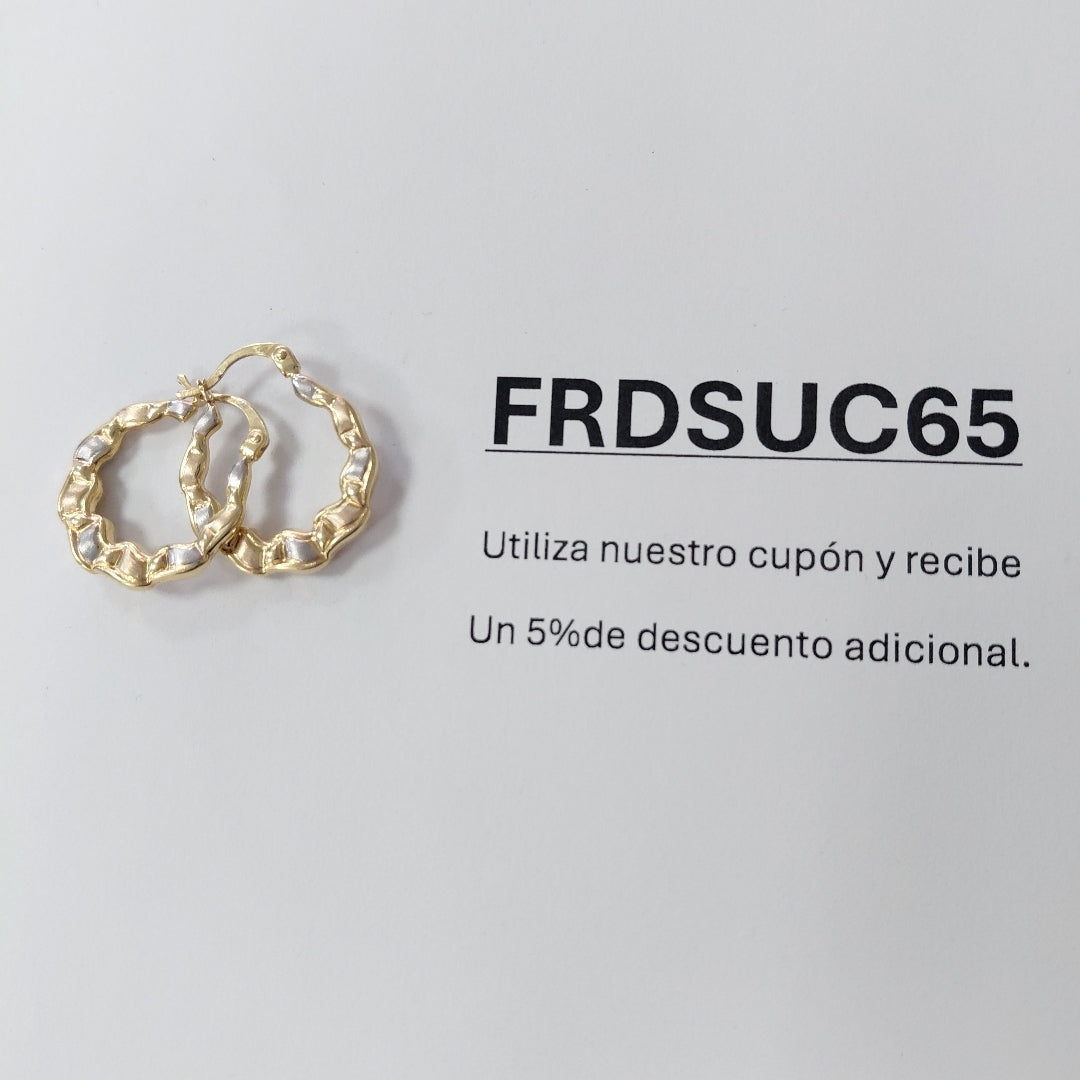 ARRACADAS ORO 14K 2 (NUEVO)