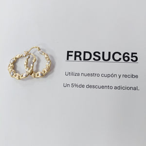 ARRACADAS ORO 14K 2 (NUEVO)