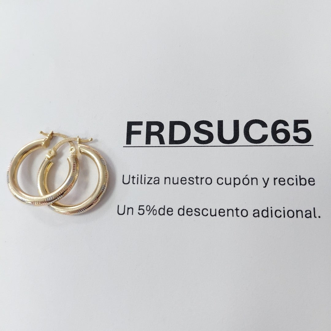 ARRACADAS ORO 14K 2.2 (NUEVO)