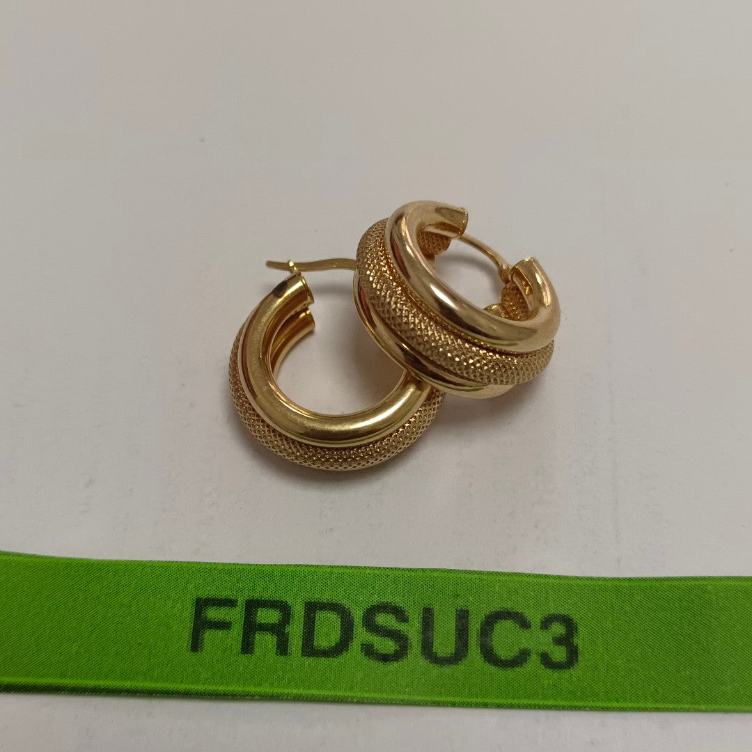 ARETES PAR ORO 14 K 5,20 GRMS (SEMINUEVO)