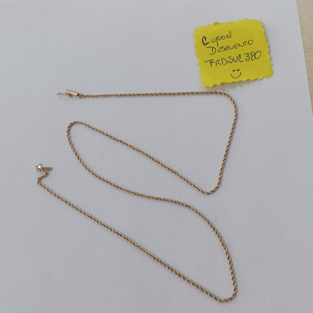 CADENA ORO 14 K 7,40 GRMS (SEMINUEVO)