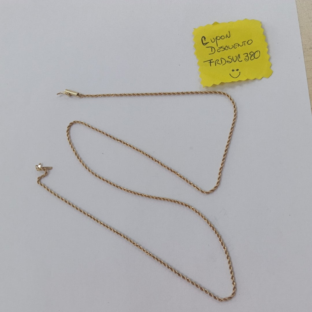 CADENA ORO 14 K 7,40 GRMS (SEMINUEVO)