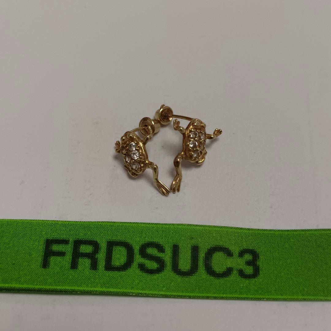ARETES PAR ORO 14 K 0,90 GRMS (SEMINUEVO)