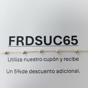 PULSERAS DAMA ORO 14K 1.1 (NUEVO)