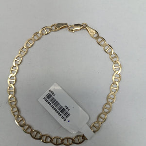 PULSERA TEJIDO GUCHI 5.6G 21 CM 14K (NUEVO)