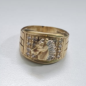 ARGOLLA ORO 14 K 8.4 GRMS (SEMINUEVO)