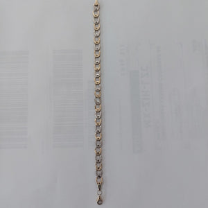 PULSERA ORO, ORO COMBINADO 14 K 5.4 GRMS (SEMINUEVO)