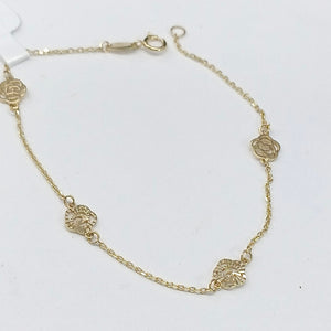 PULSERAS DAMA ORO 14K 1.2 (NUEVO)
