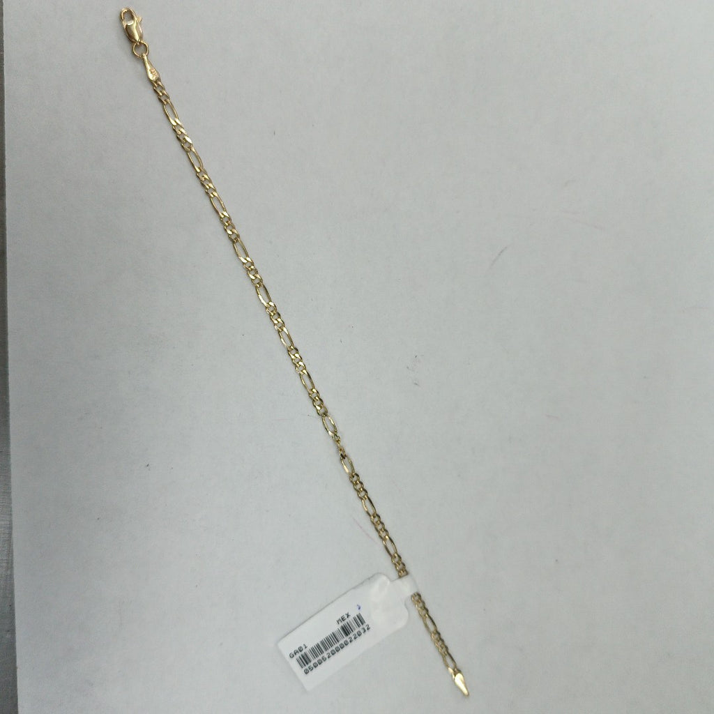 PULSERAS TEJIDO 3X1 ORO 14K 18 CM 1.9 GR (NUEVO)