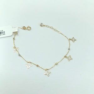 PULSERAS DAMA ORO 14K 1.1 (NUEVO)