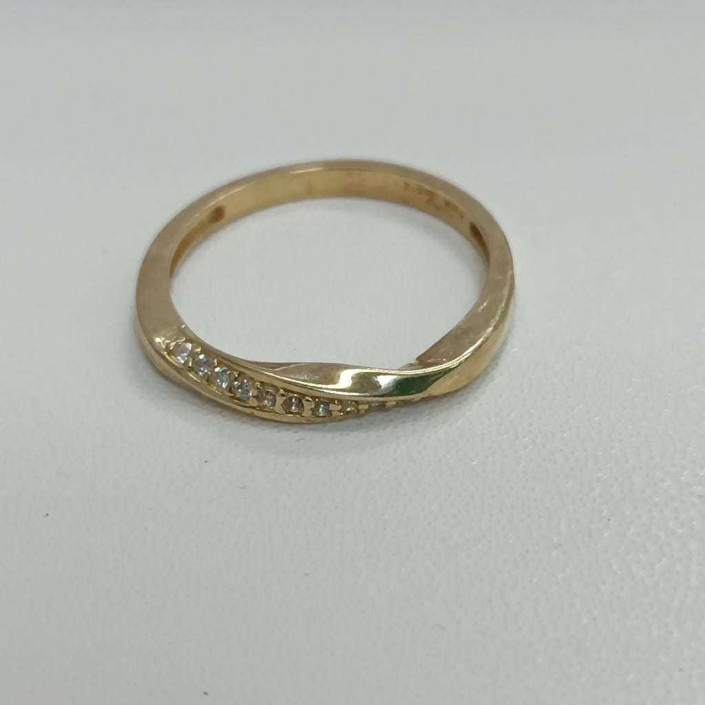 ANILLOS C/CIRCONIA ORO 10K TALLA 8 1.9 GR (NUEVO)
