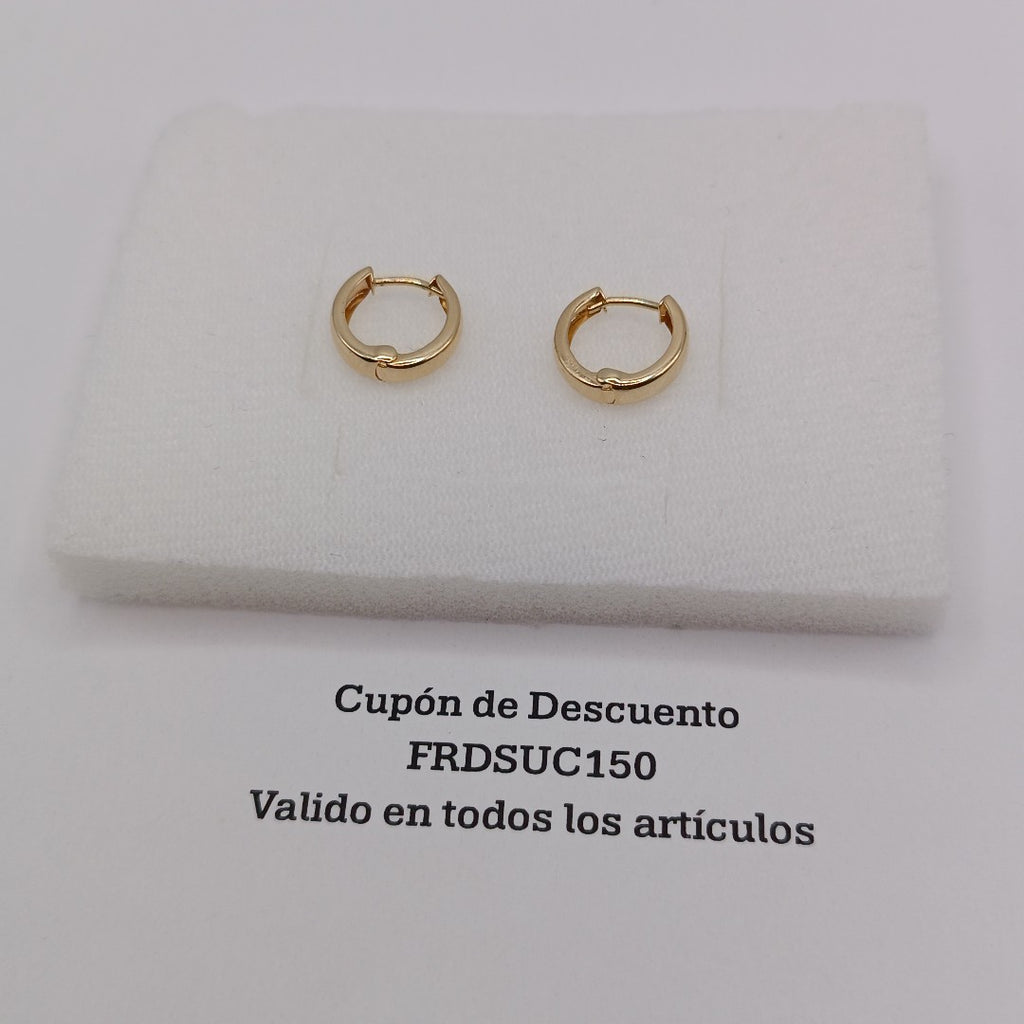 HUGGIES ORO 14K 1.1 (NUEVO)