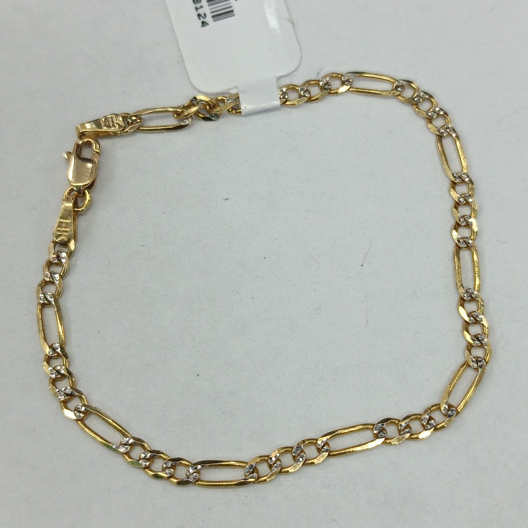 PULSERA TEJIDO 3X1 2.9G 18 CM 14K (NUEVO)