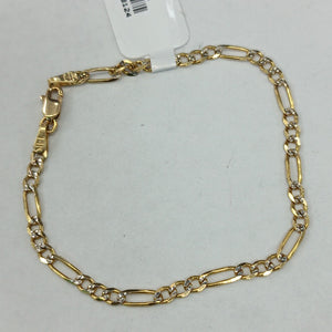 PULSERA TEJIDO 3X1 2.9G 18 CM 14K (NUEVO)