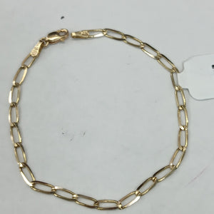 PULSERA TEJIDO ESLABONES 2.5G 18 CM (NUEVO)