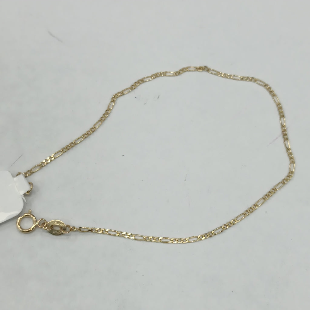 PULSERAS TEJIDO 3X1 ORO 14K 21 CM 1 GR (NUEVO)
