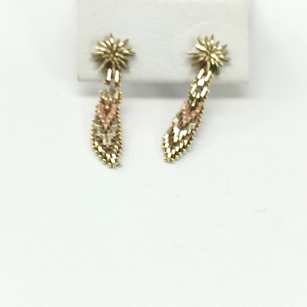 BROQUELES PAR ORO 14 K 2,50 GRMS (SEMINUEVO)