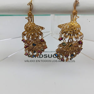 ARETES PAR ORO 8 K 8.5 GRMS (SEMINUEVO)