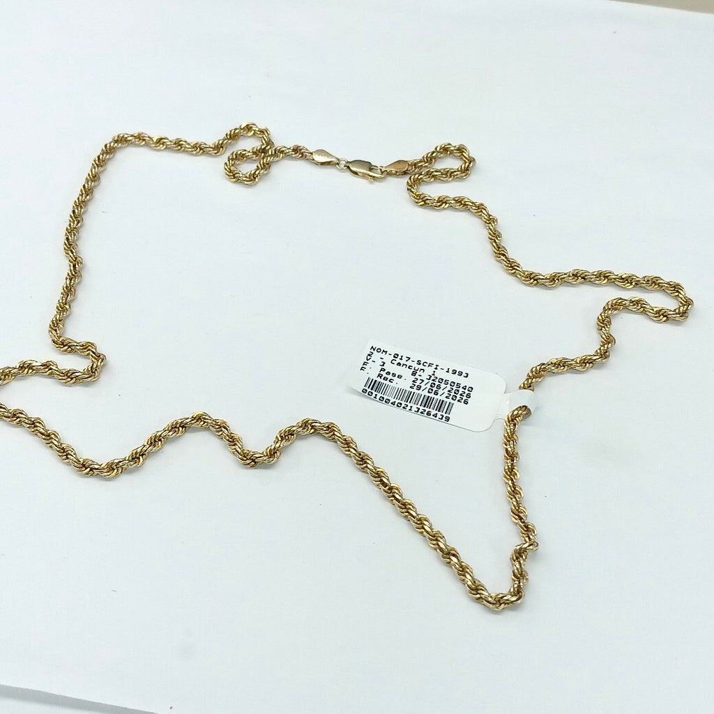 CADENA ORO 14 K 6.2 GRMS (SEMINUEVO)