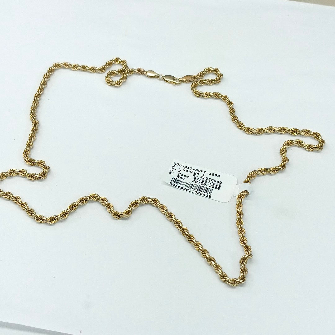 CADENA ORO 14 K 6.2 GRMS (SEMINUEVO)
