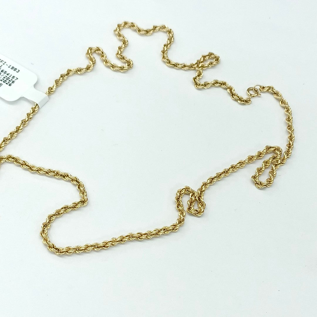 CADENA ORO 14 K 3.5 GRMS (SEMINUEVO)