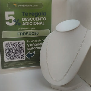 CADENA 3X1 PLATA .925 60 CM 4.82 GR (NUEVO)