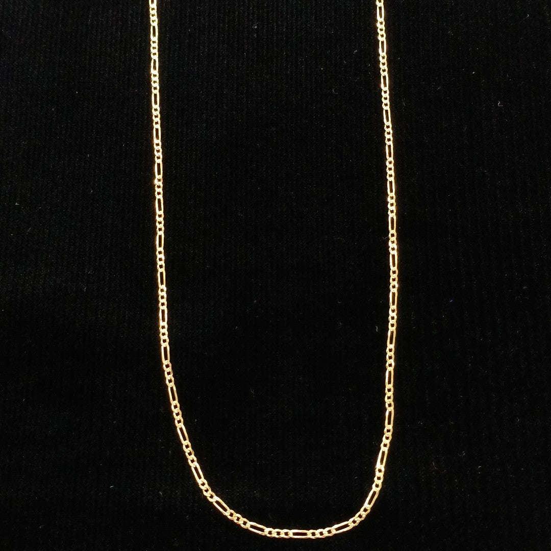 CADENAS 3X1 ORO 14K 55 CM 3.7 GR (NUEVO)