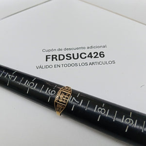 ANILLO DE GRADUACIÓN ORO 8 K 1.1 GRMS (SEMINUEVO)