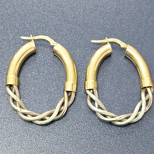 ARRACADAS PAR ORO 10 K 5.3 GRMS (SEMINUEVO)
