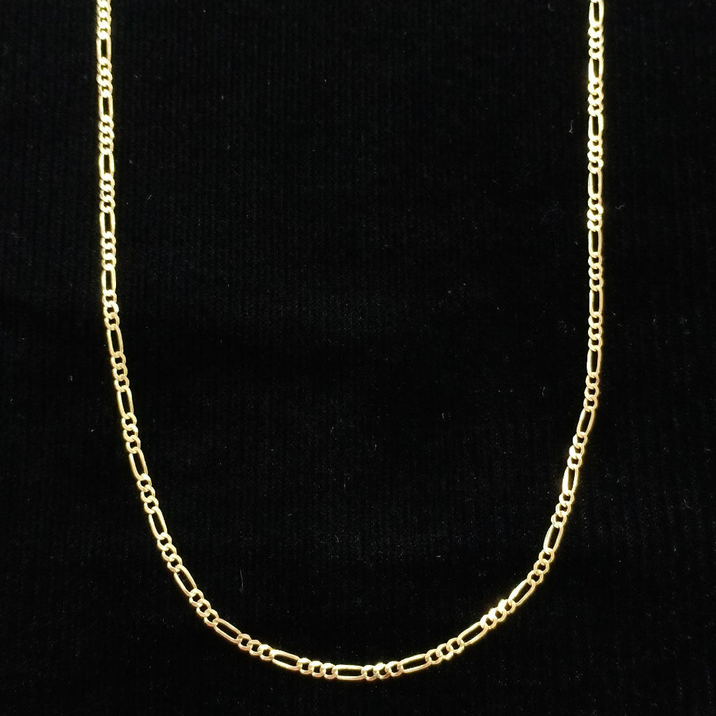 CADENAS TEJIDO 3X1 ORO 14K 55 CM 5.2 GR (NUEVO)