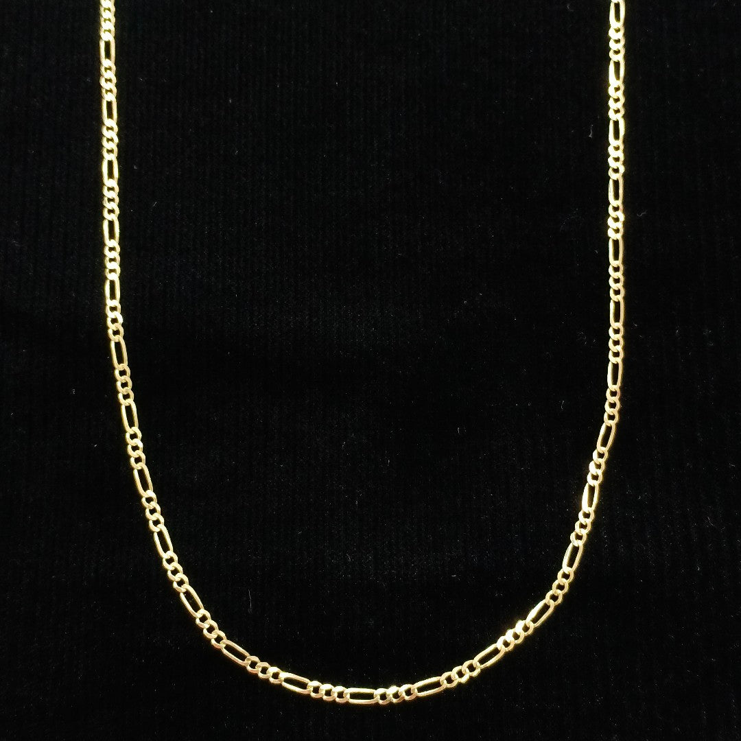 CADENAS TEJIDO 3X1 ORO 14K 55 CM 5.2 GR (NUEVO)