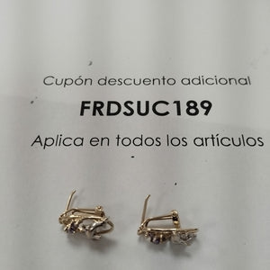 ARETES PAR ORO 10 K 2.8 GRMS (SEMINUEVO)