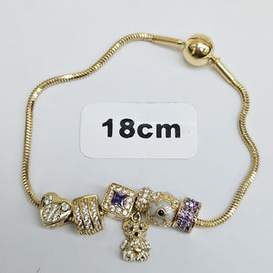PULSERA CHARM ORO 14K 12.3 (NUEVO)
