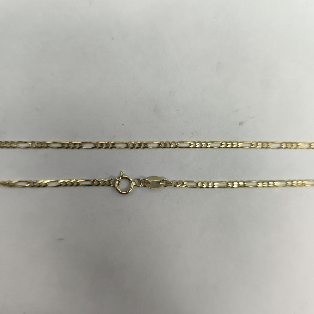CADENAS TEJIDO 3X1 ORO 10K 55 CM 3.2 GR (NUEVO)