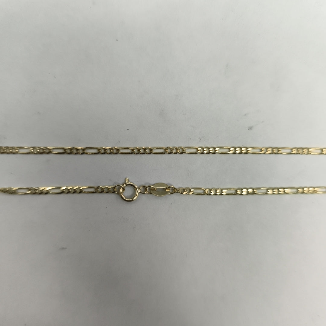 CADENAS TEJIDO 3X1 ORO 10K 55 CM 3.2 GR (NUEVO)