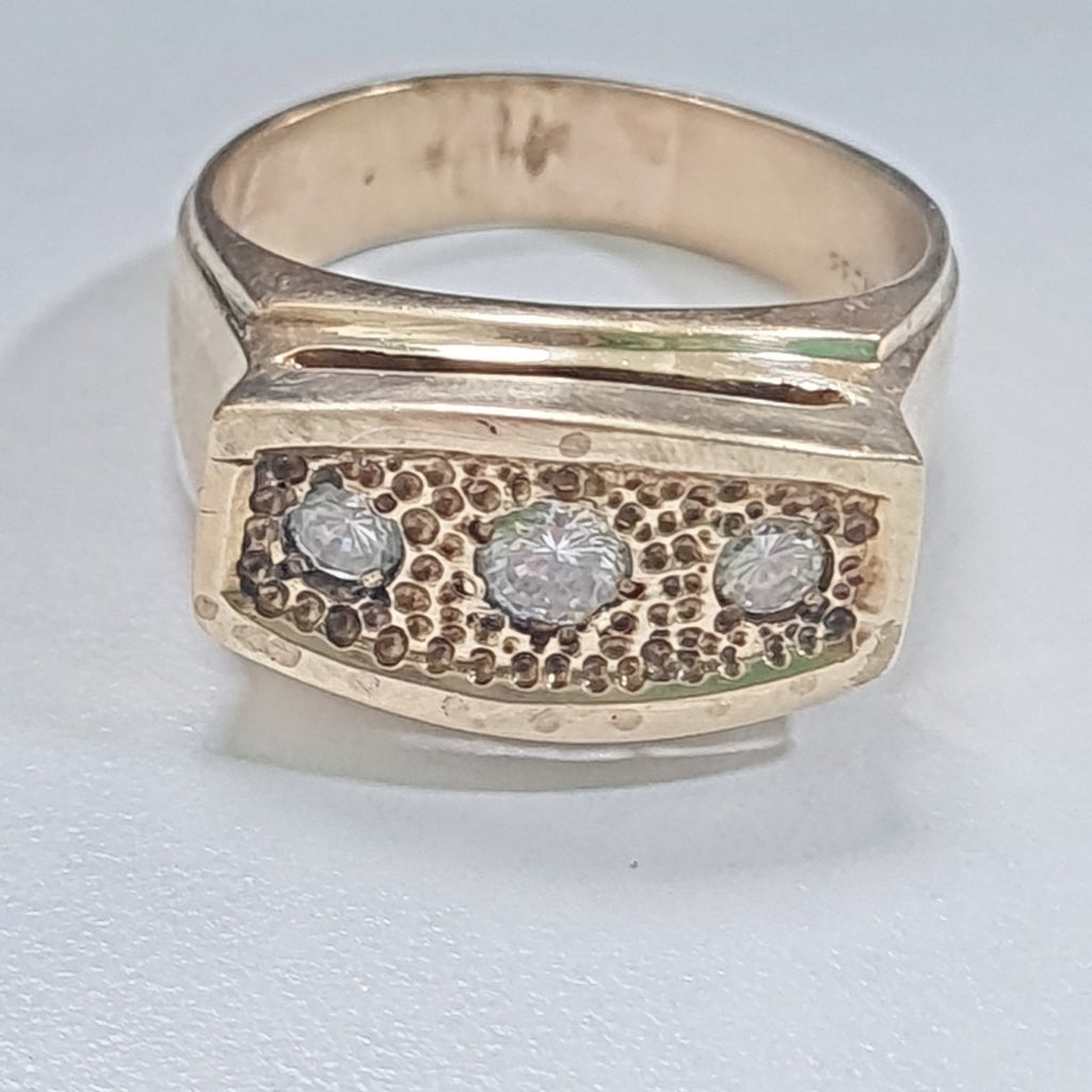 ANILLO ORO 10 K 11.1 GRMS (SEMINUEVO)